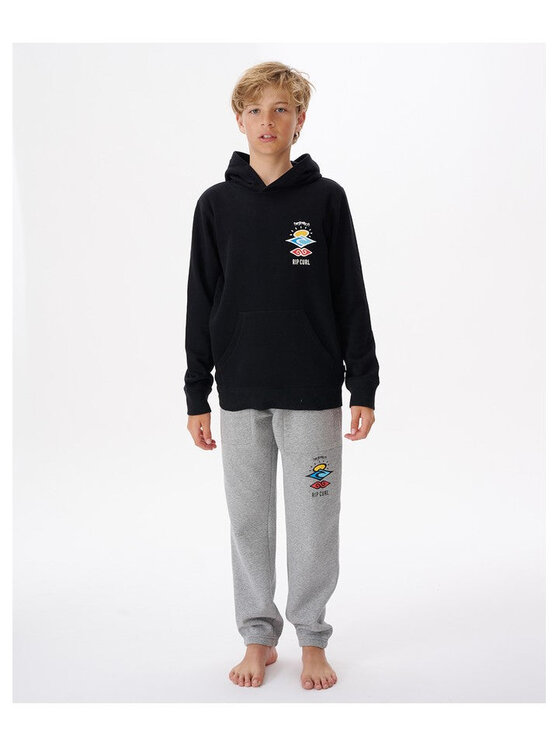 Rip Curl Rip Curl Bluza Search Icon Hood -Boy Czarny Standard Fit