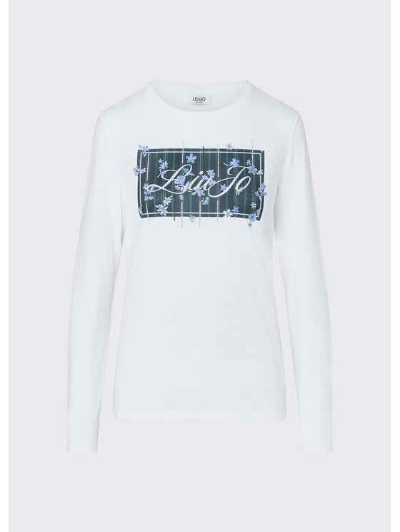 Liu Jo Liu Jo T-shirt WF6346JS923L9613 Bianco Regular Fit