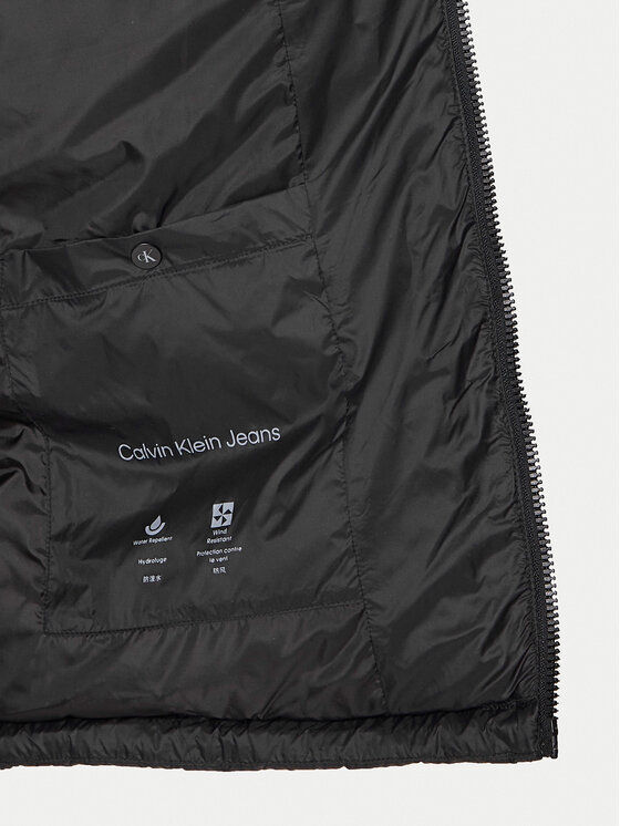 Calvin Klein Jeans Calvin Klein Jeans Pūkinė striukė LV04RC518G Juoda Regular Fit