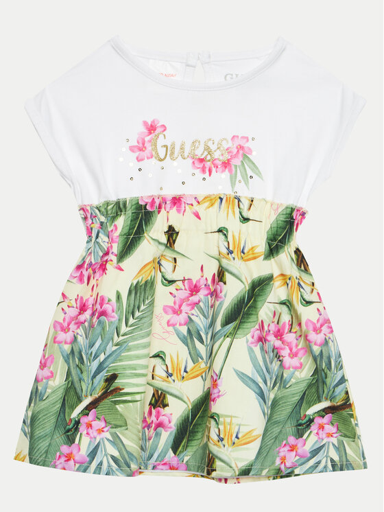 Guess Guess Sukienka codzienna A4GK09 K6YW0 Kolorowy Regular Fit