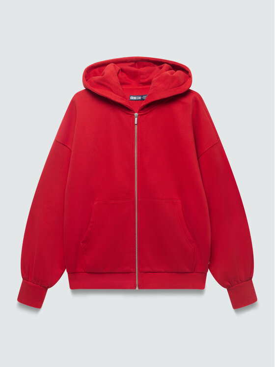 BIG STAR BIG STAR Bluza JOKASTA Czerwony Comfort Fit