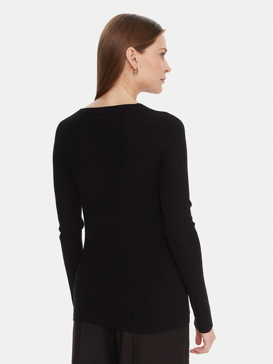 Kontatto Kontatto Maglione 3M0818C Nero Slim Fit