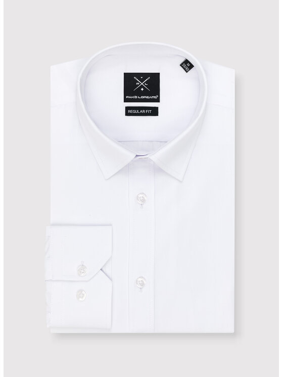 Pako Lorente Pako Lorente Koszula P000B-1X-004 Biały Regular Fit