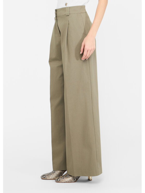 Liu Jo Liu Jo Pantaloni di tessuto CF5351T026AX0707 Verde Regular Fit