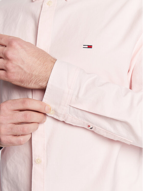 Tommy Jeans Tommy Jeans Marškiniai Classic Oxford DM0DM15408 Rožinė Classic Fit