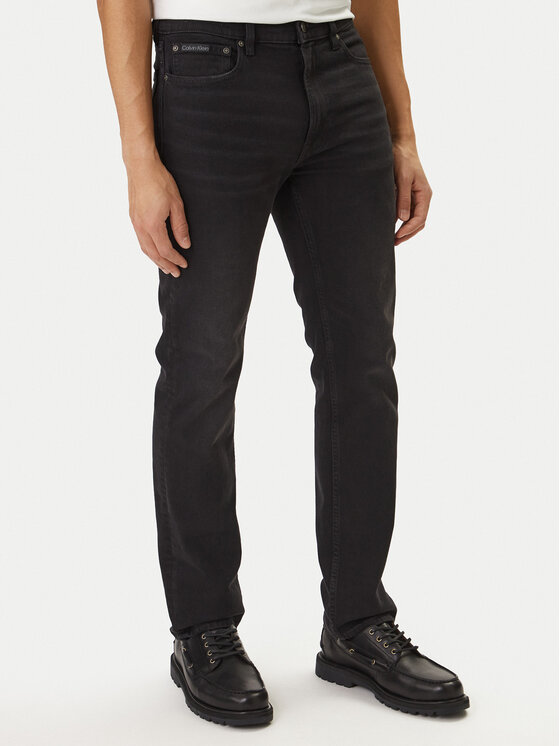 Calvin Klein Calvin Klein Džínsy LV04RF938G Čierna Straight Fit