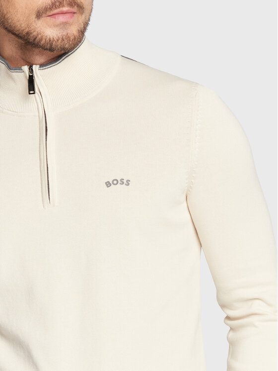 BOSS Boss Kampsun Zitom 50475096 Beež Regular Fit