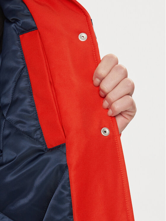 Tommy Jeans Tommy Jeans Μπόμπερ μπουφάν Letterman DW0DW17233 Κόκκινο Relaxed Fit