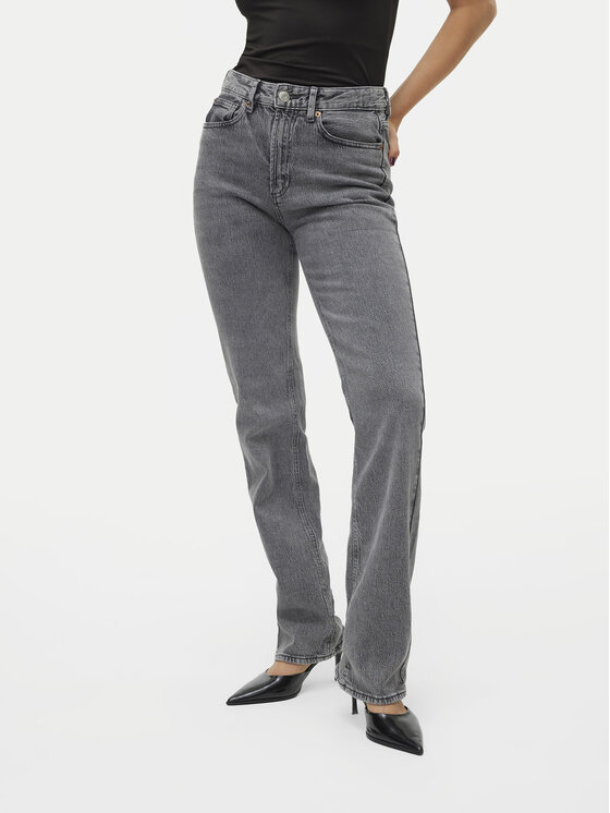 Vero Moda Jeans Hlače Tessa 10320583 Siva Straight Fit