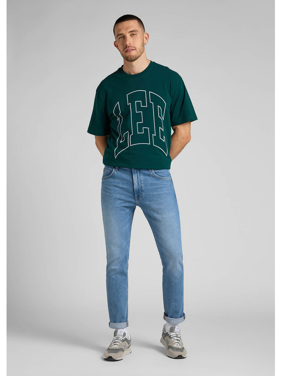 Lee Lee Jeansy L701MWFO Niebieski Slim Fit