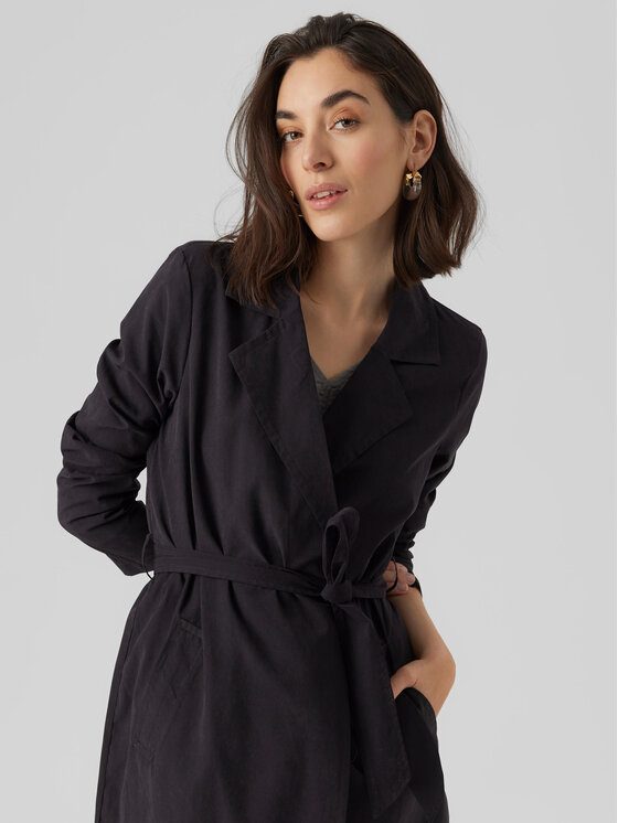 Vero Moda Vero Moda Trench Billie Daisy 10281638 Nero Regular Fit