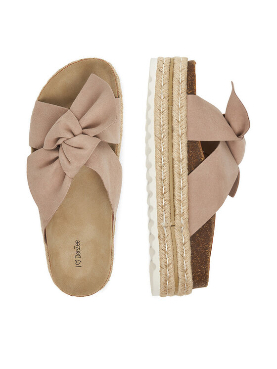 DeeZee DeeZee Espadryle CT0626-16 Beżowy