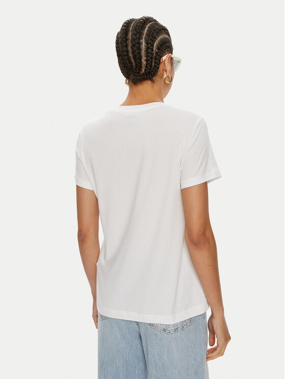 DKNY DKNY Marškinėliai P4DHQWNA Balta Regular Fit