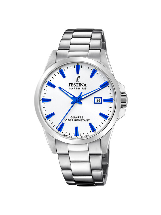 Festina Festina Zegarek F20024-5 Srebrny