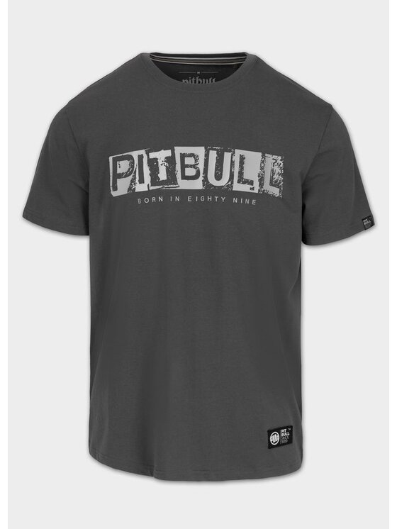 PITBULL PITBULL T-Shirt BLACKY Szary Regular Fit