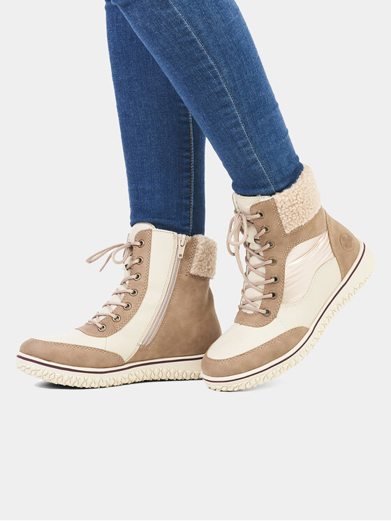 Rieker Rieker Stiefeletten Z4002-64 Beige