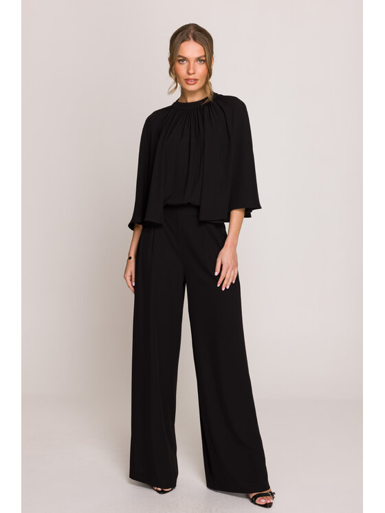 Stylove Stylove Overal S397 Černá Sexy Straight Fit
