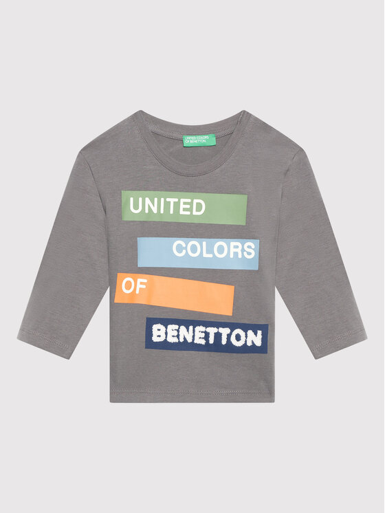 United Colors Of Benetton Bluză 3ATNC15F2 Gri Regular Fit