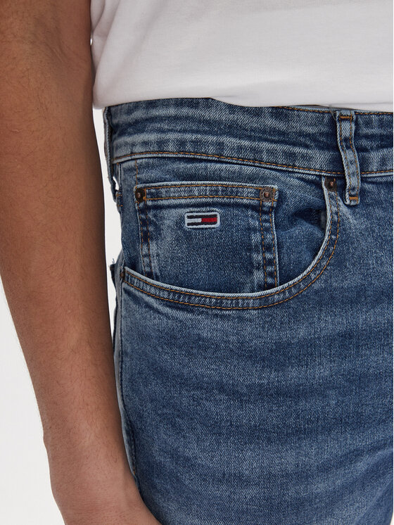 Tommy Jeans Tommy Jeans Traperice Scanton DM0DM21378 Plava Slim Fit
