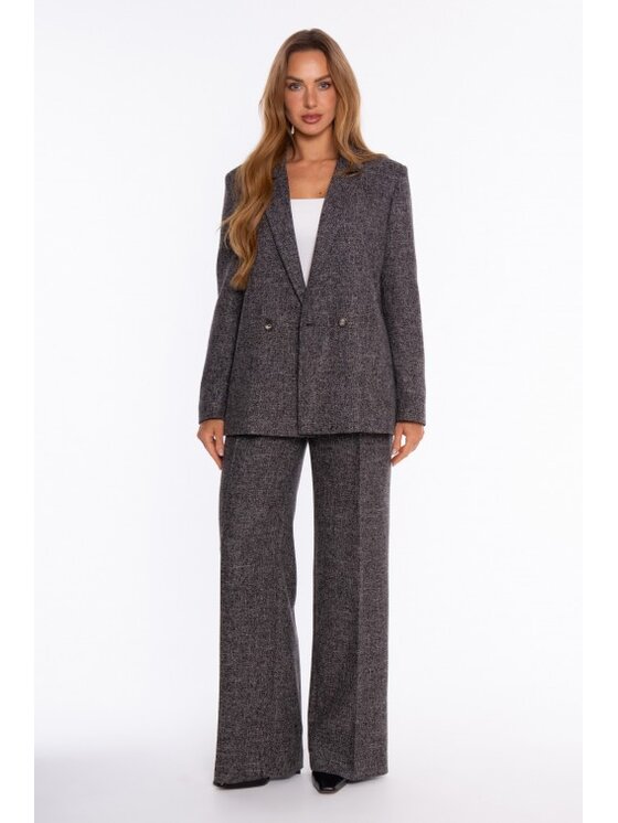 Made of Emotion Made of Emotion Marynarka M929 Czarny Regular Fit