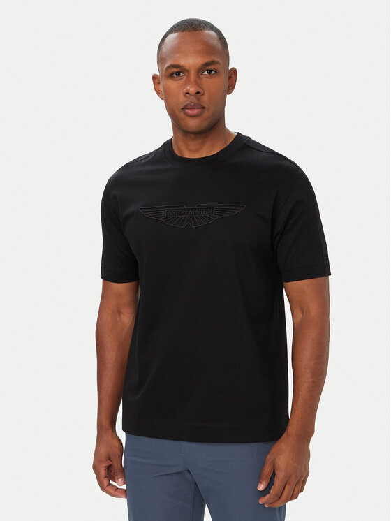 BOSS BOSS T-Shirt BOSS x ASTON MARTIN C-Taut 180 50565042 Černá Regular Fit