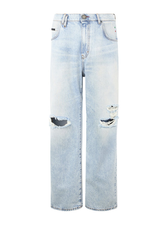 PHILIPP PLEIN PHILIPP PLEIN Jeansy 30582 Niebieski Loose Fit