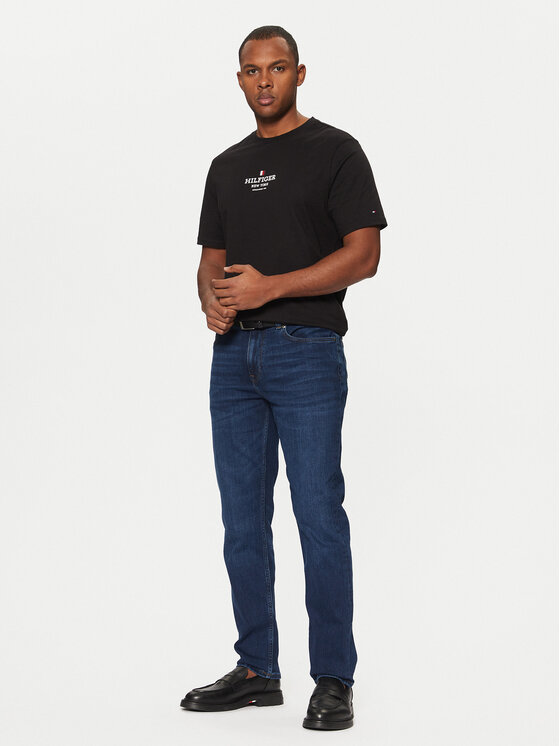 Tommy Hilfiger Tommy Hilfiger Džínsy Denton MW0MW39034 Tmavomodrá Straight Fit
