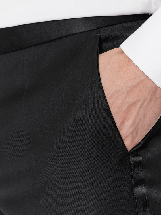 Boss Anzug H-Huge 50493306 Schwarz Slim Fit | Modivo.de