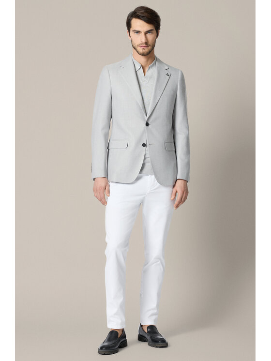 Lancerto Lancerto Marynarka Larino MA131126000025 Szary Slim Fit