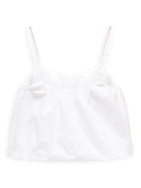 ONLY ONLY Top Lou 15342566 Valge Cropped Fit