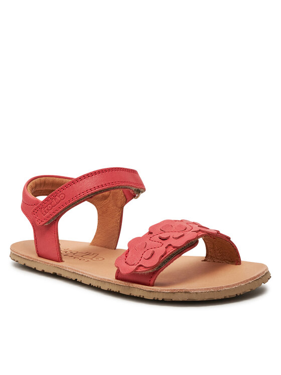 Froddo Froddo Sandali Barefoot Flexy Flowers G3150265 S Rdeča