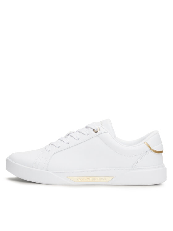Tommy Hilfiger Tommy Hilfiger Sneakersy Chic Hw Court Sneaker FW0FW07813 Biela