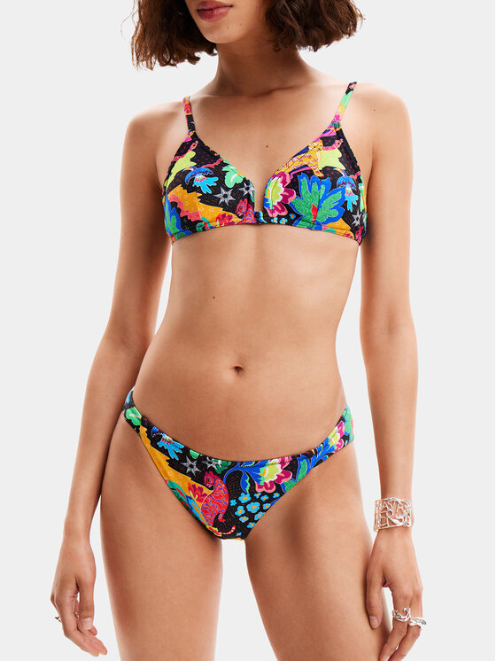 Desigual Desigual Dół od bikini Jungle 24SWMK11 Kolorowy