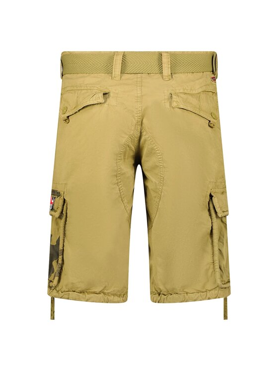 Geographical Norway Geographical Norway Bermudy SX1425H/GNO-Mastic Beżowy Regular Fit