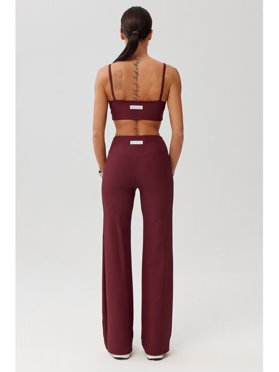 ROUGH RADICAL ROUGH RADICAL Legginsy AVEN LONG Bordowy Slim Fit