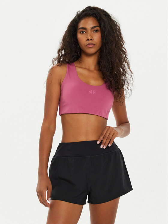 4F 4F Sportinė liemenėlė 4FWAW24USBAF140 Rožinė