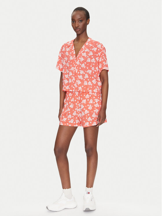 Tommy Jeans Tommy Jeans Stoffshorts DW0DW20359 Orange Regular Fit