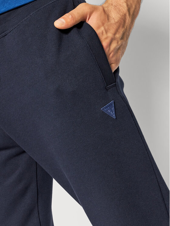 Guess Guess Teplákové kalhoty Z2YB22 KAIJ1 Tmavomodrá Regular Fit