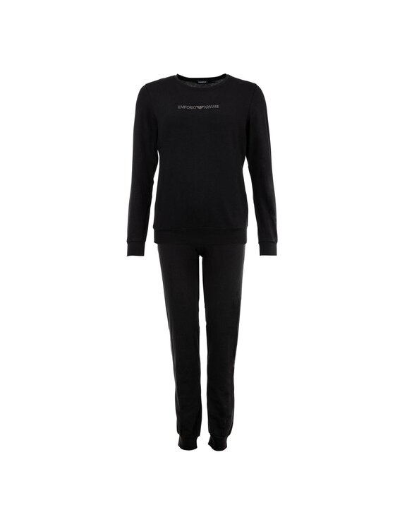 Emporio Armani Emporio Armani Piżama 26282 Czarny Comfort Fit