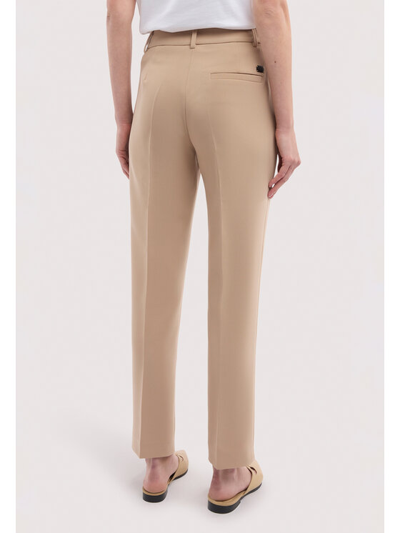 Trussardi Trussardi Pantaloni di tessuto P231A002412N012 Crema Regular Fit