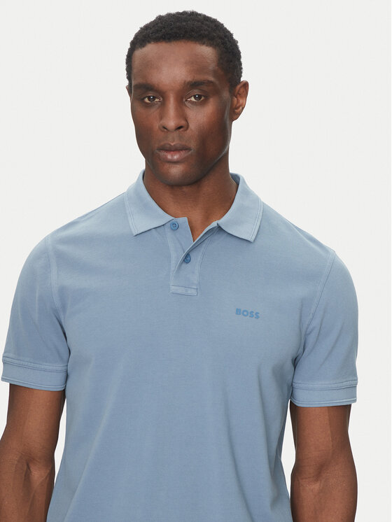 BOSS BOSS Polo marškinėliai Prime 50507813 Mėlyna Regular Fit