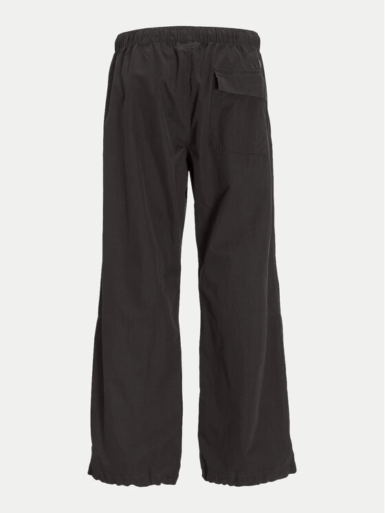 Jack & Jones Jack & Jones Bavlnené nohavice Parachute 12260931 Čierna Loose Fit