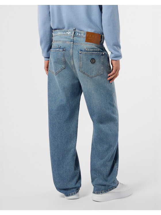 PHILIPP PLEIN PHILIPP PLEIN Jeans 25915 Blu Loose Fit