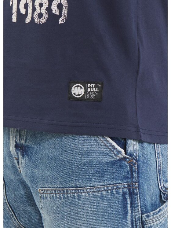 PITBULL PITBULL T-Shirt AUTOMATIC Granatowy Regular Fit