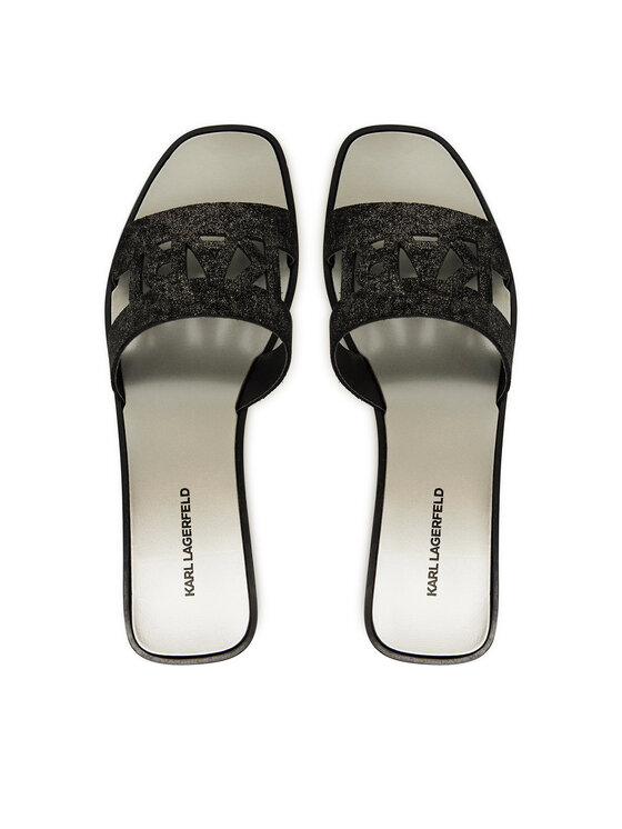KARL LAGERFELD KARL LAGERFELD Şlapi Skoot II KL80402 Negru