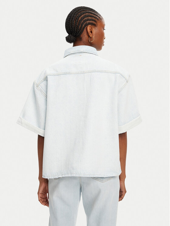 ACCESS FASHION ACCESS FASHION cămașă de blugi 53-8031-580 Albastru Loose Fit