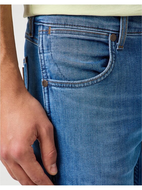 Wrangler Wrangler Jeansy Greensboro Niebieski Regular Fit