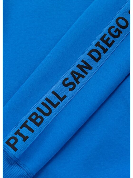 PITBULL PITBULL Bluza TAPE EXPLORY Niebieski Regular Fit