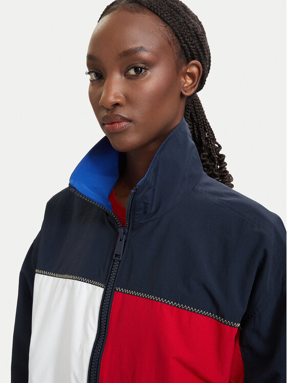 Tommy Jeans Tommy Jeans Giacca di transizione Flag DW0DW22914 Blu scuro Regular Fit