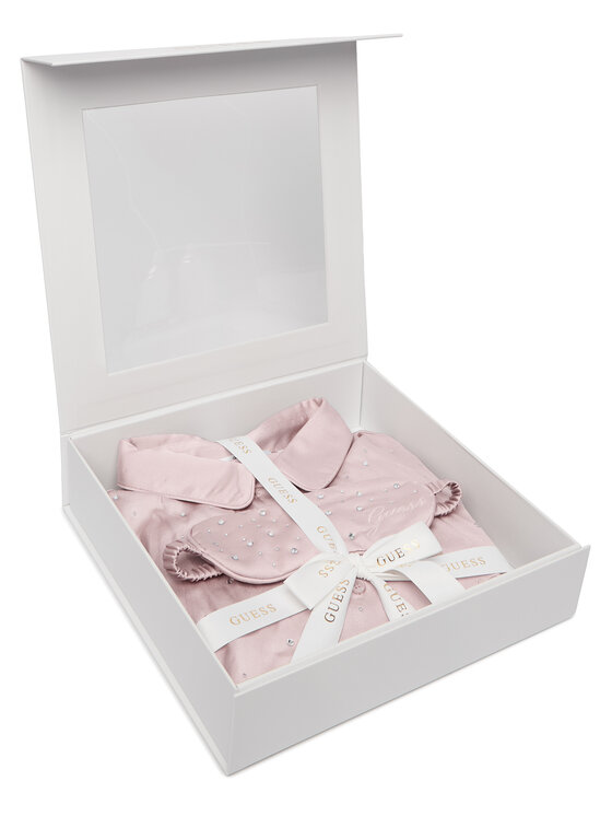 Guess Guess Piżama O6BX05 W3508 Różowy Regular Fit